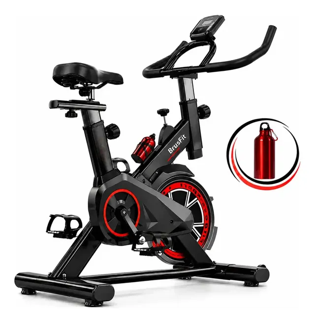 Brus fit Bicicleta Ergométrica Spinning Liftness X11 Cor Preto/vermelho Brusfit